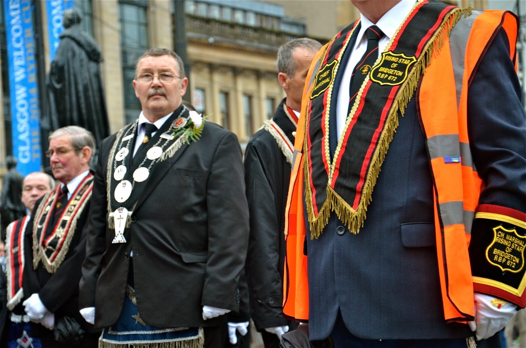 Orange Order parade in Glasgow