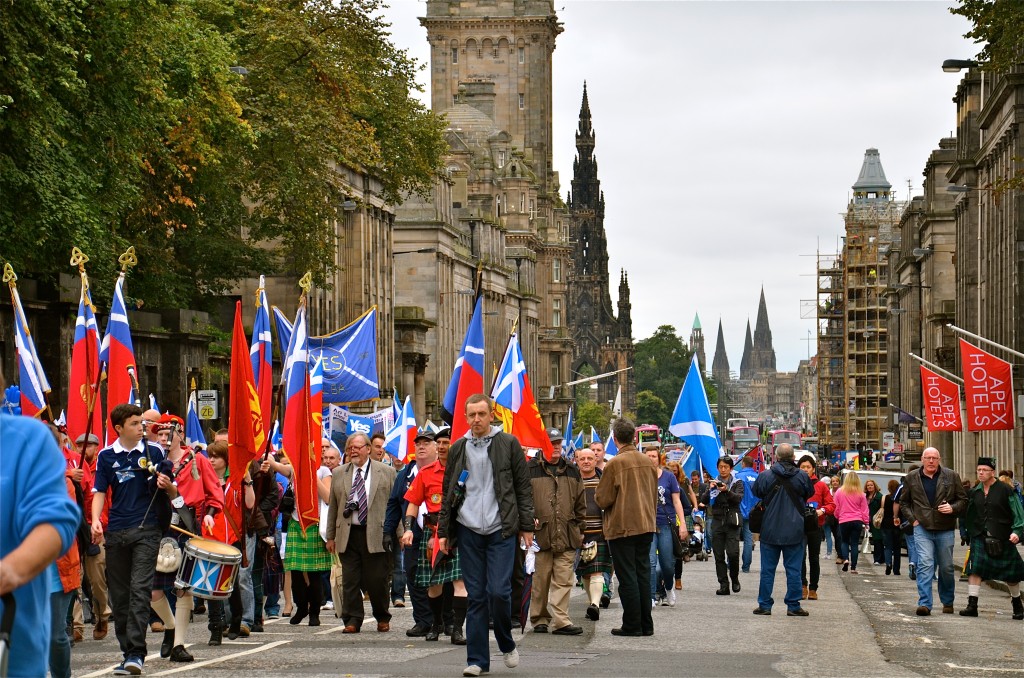 Scottish independence parade, Edinburgh