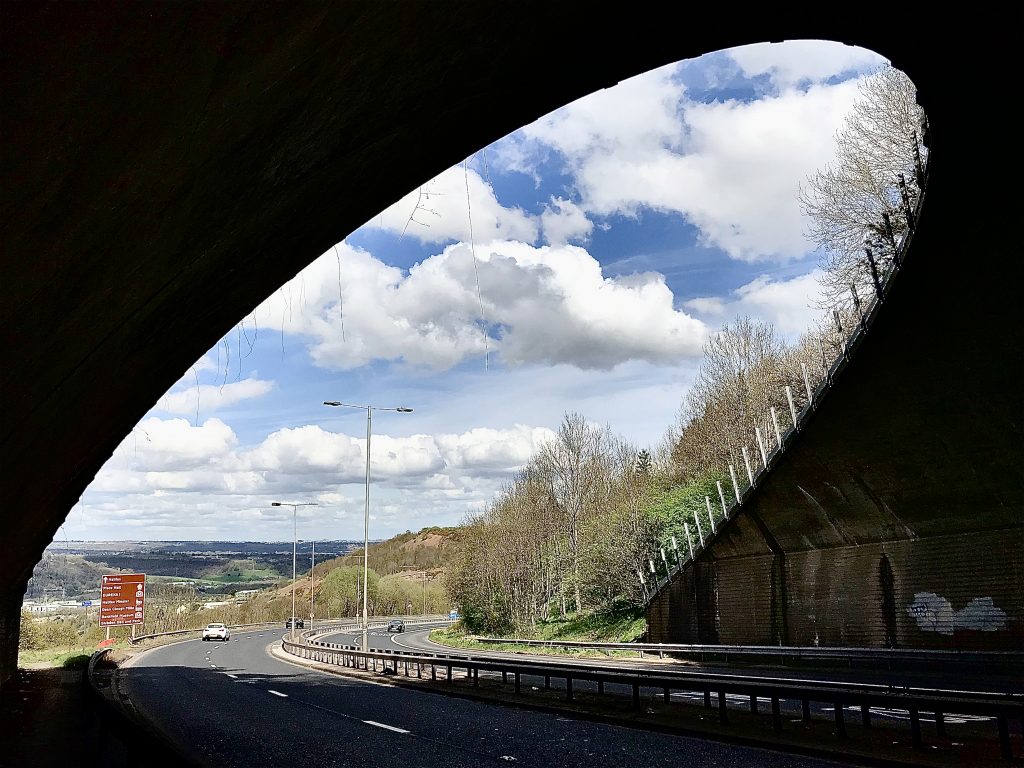 West Yorkshire, Calderdale, Halifax M62 photograph by Robbie MacDonald